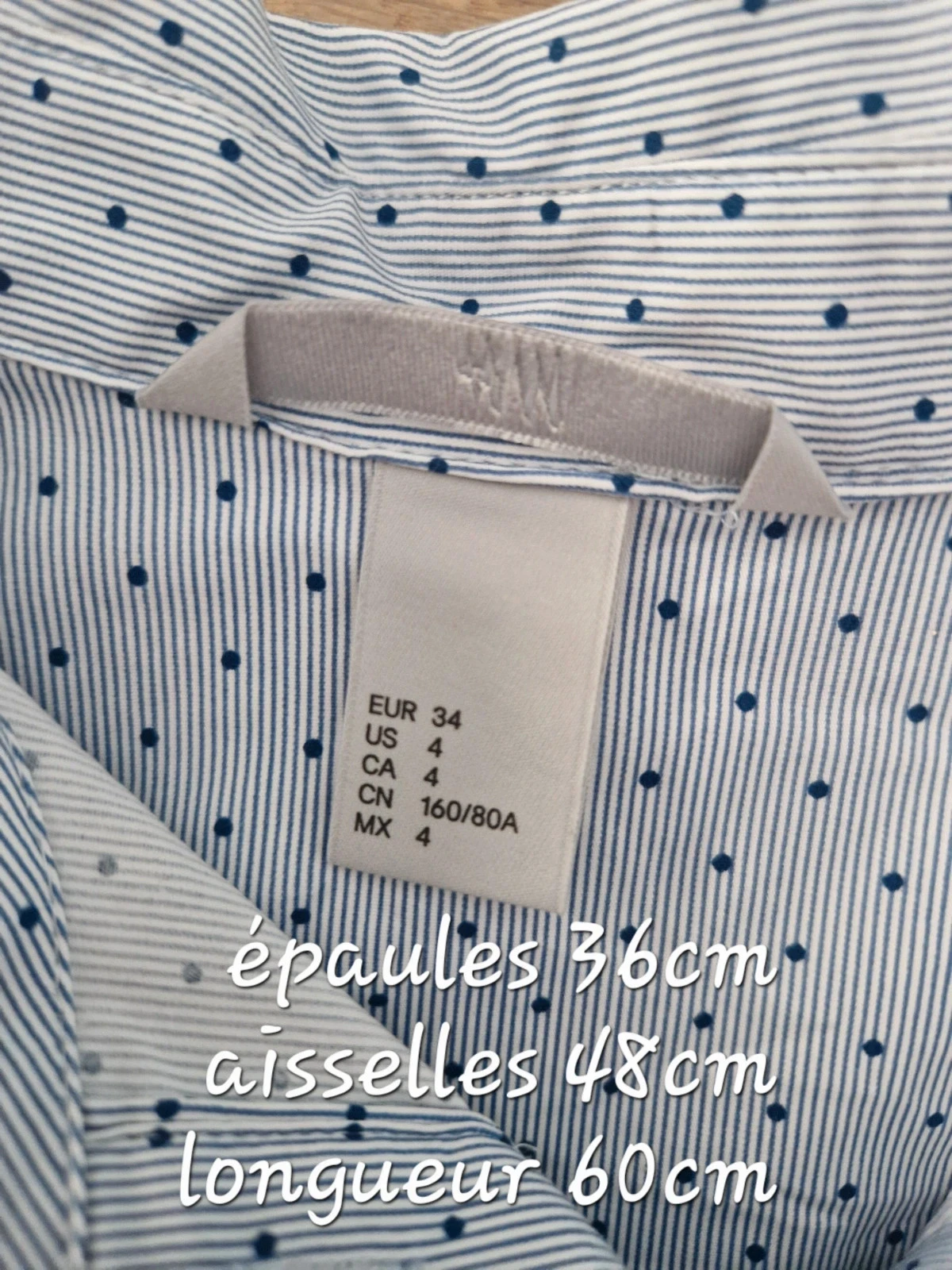 Camisa con lunares - 34 - H&M – photo 4